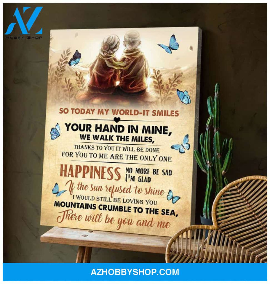 Zalooo So Today Butterfly Wall Art Canvas