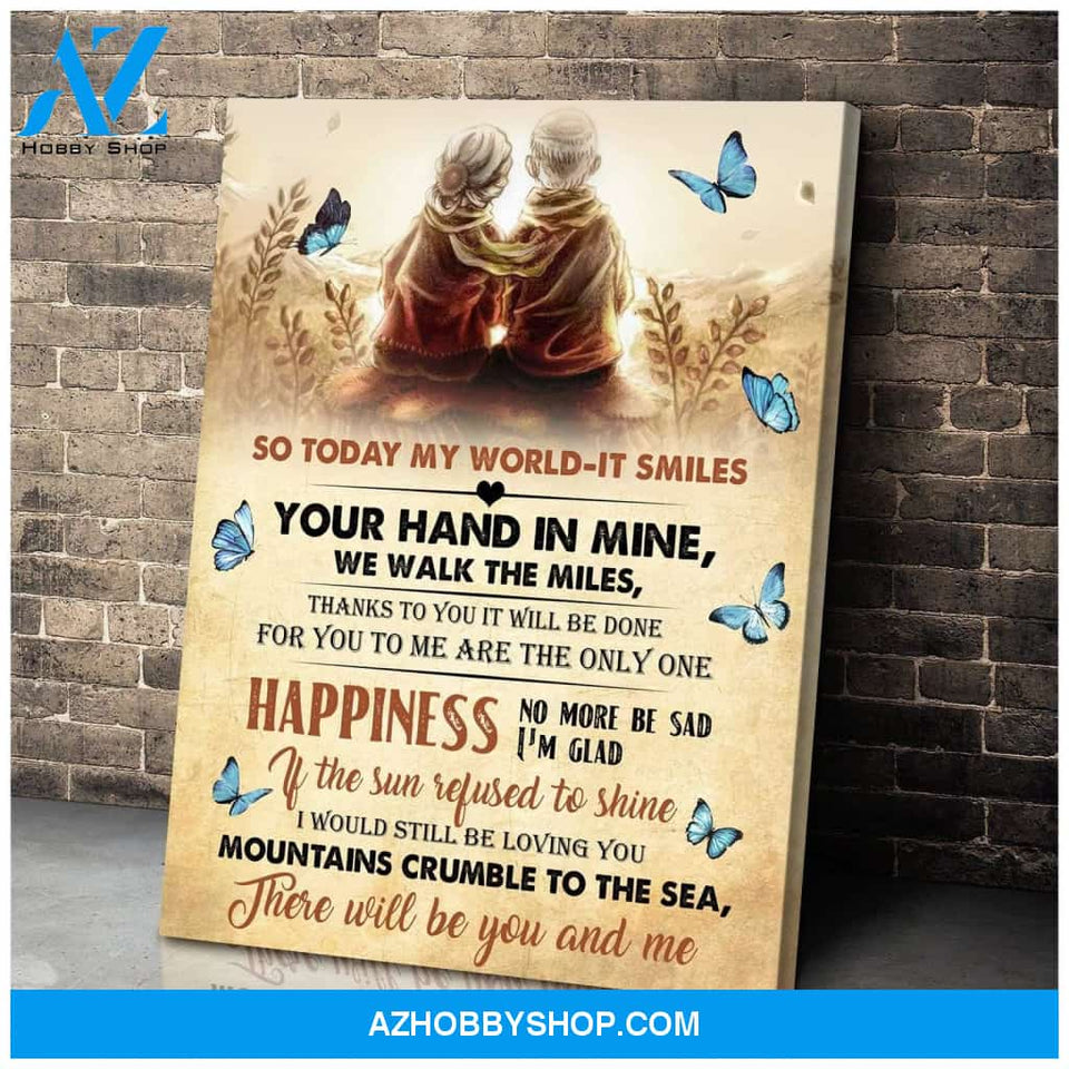 So Today Butterfly Wall Art Canvas