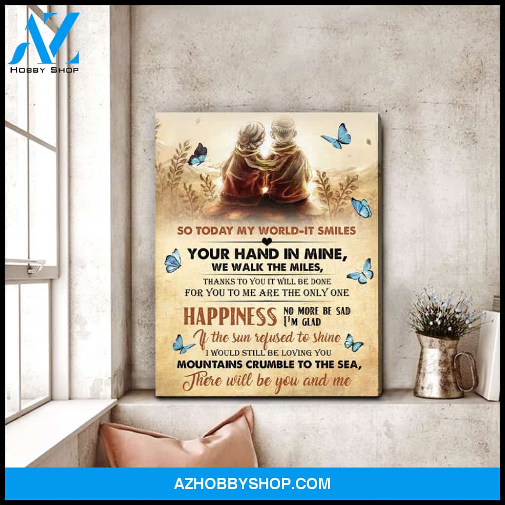 Zalooo So Today Butterfly Wall Art Canvas