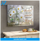 So Very Thankful Hummingbird Wall Art Canvas