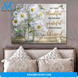 So Very Thankful Hummingbird Wall Art Canvas