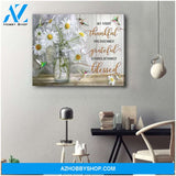 So Very Thankful Hummingbird Wall Art Canvas
