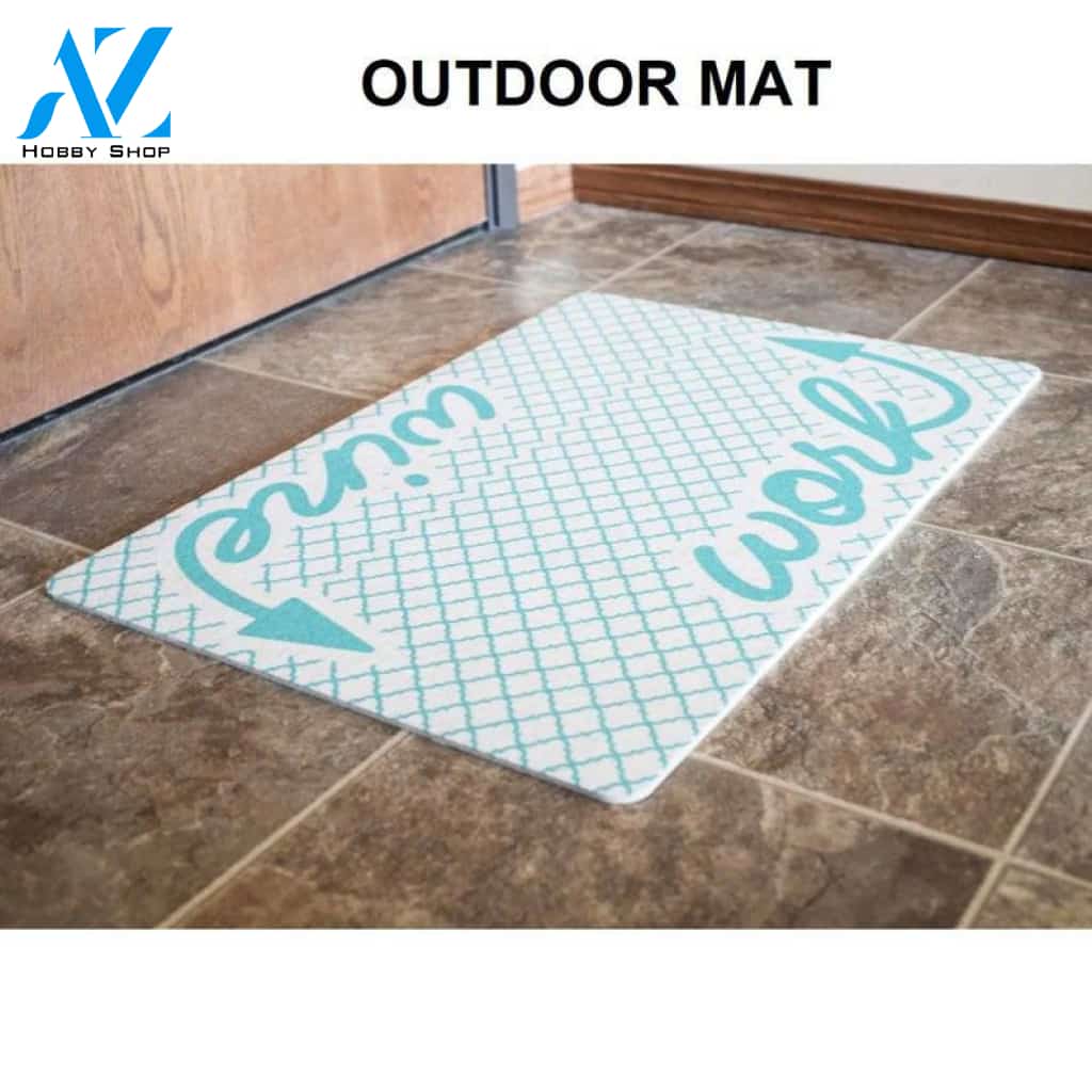Soft Flannel Doormat - In A World Where You Can Be Anything Be Kind - Be Kind Doormat - Unique Door Mat- Soft Floor Mats Anti-Slip Mat