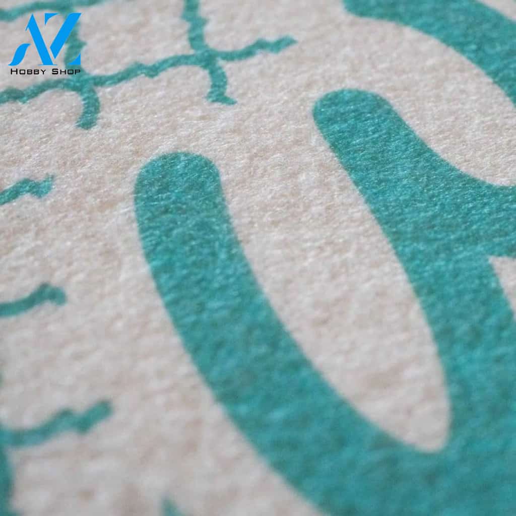 Soft Flannel Doormat - In A World Where You Can Be Anything Be Kind - Be Kind Doormat - Unique Door Mat- Soft Floor Mats Anti-Slip Mat