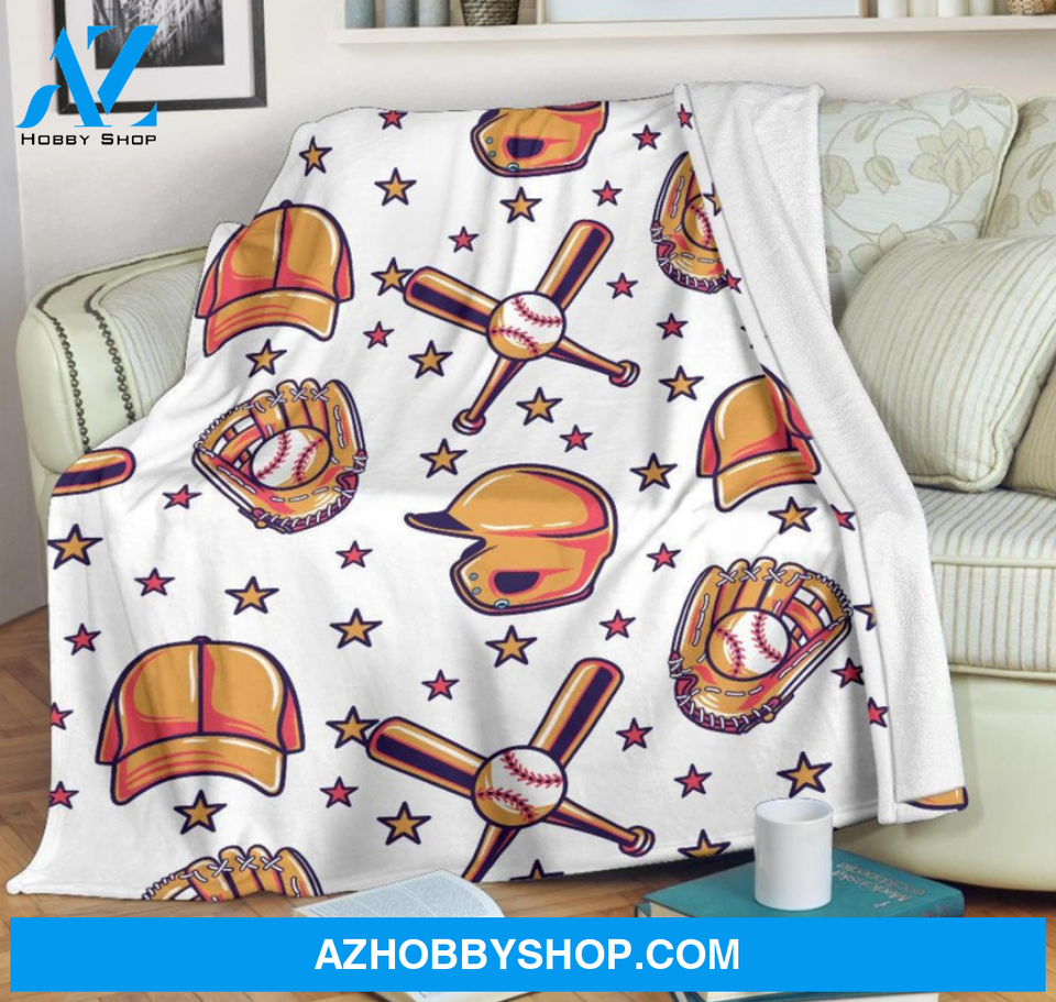 Softball Fleece Blanket - Gift For Softball Lovers, Softball Adult Kid Blanket, Baseball Gifts Her Him Birthday Gift Home Decor Bedding Couch Sofa Soft And Comfy Cozy