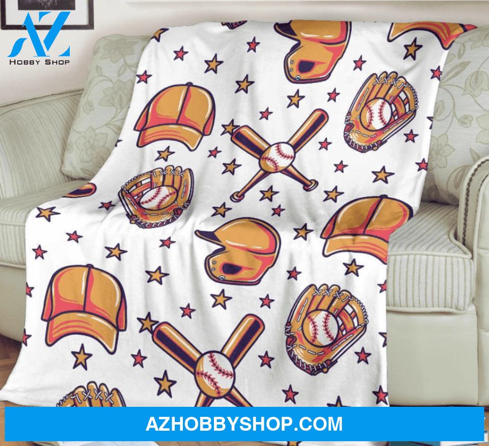 Softball Fleece Blanket - Gift For Softball Lovers, Softball Adult Kid Blanket, Baseball Gifts Her Him Birthday Gift Home Decor Bedding Couch Sofa Soft And Comfy Cozy