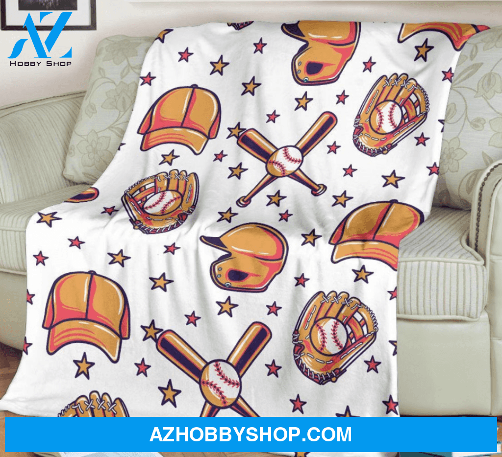 Softball Fleece Blanket - Gift For Softball Lovers, Softball Adult Kid Blanket, Baseball Gifts Her Him Birthday Gift Home Decor Bedding Couch Sofa Soft And Comfy Cozy