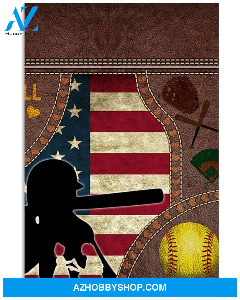 Softball Love Of Mom Gift For You Canvas And Poster Wall Decor Visual Art