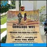 Soldier Blanket Husband To Wife Meeting You Was Fate
