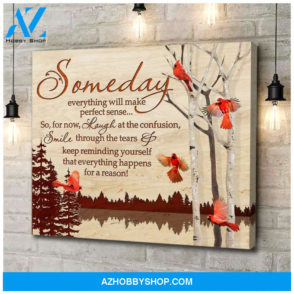 Someday Cardinal Wall Art Canvas