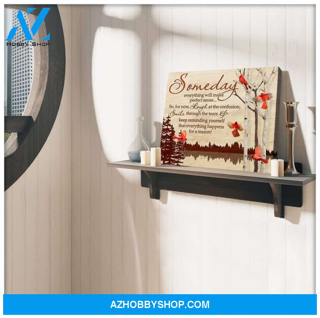 Someday Cardinal Wall Art Canvas