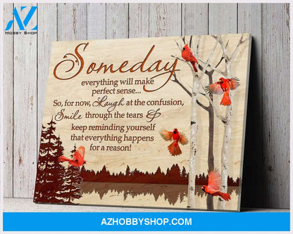 Someday Cardinal Wall Art Canvas