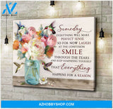 Someday Hummingbird Wall Art Canvas