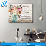 Someday Hummingbird Wall Art Canvas