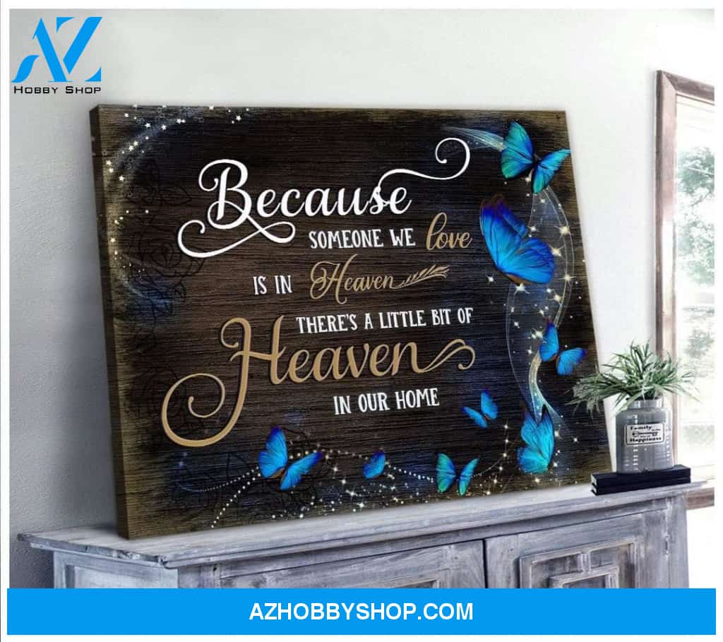 Zalooo Someone We Love Butterfly Wall Art Canvas