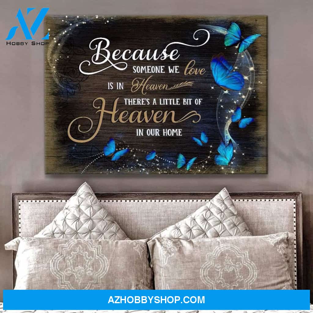 Zalooo Someone We Love Butterfly Wall Art Canvas