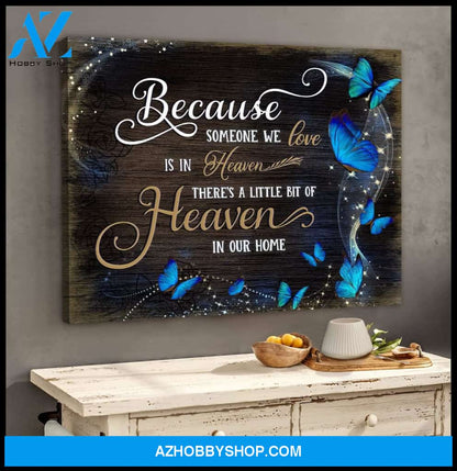 Zalooo Someone We Love Butterfly Wall Art Canvas