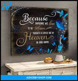 Zalooo Someone We Love Butterfly Wall Art Canvas