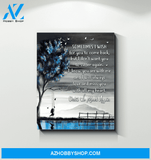 Sometimes I Wish You Come Back Canvas Until We Meet Again Graphic Design Tree Butterfly