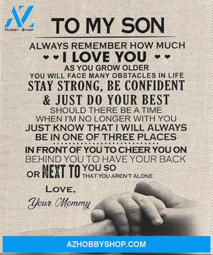 Son Canvas To My Son Always Remember How Much Mommy Hands Canvas Wall Art Full Size