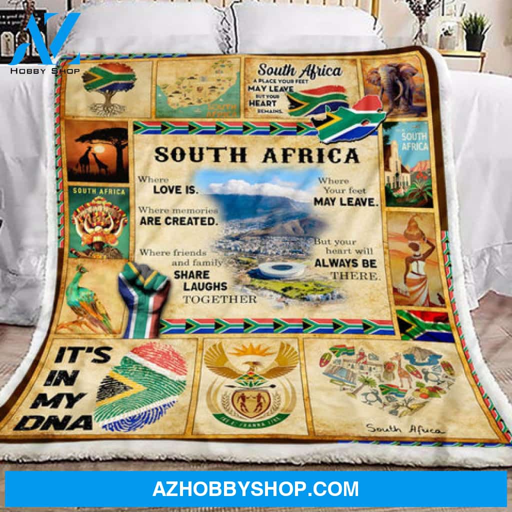 South Africa Fleece Blanket