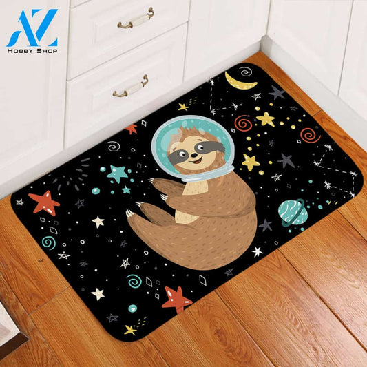 Space Sloth Door Mat