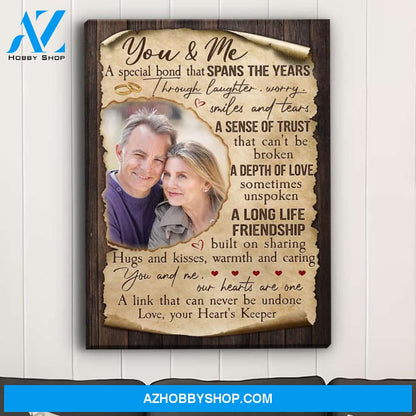 Spans The Years - Personalized Custom Photo Canvas