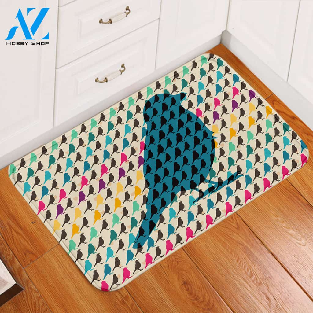 Sparrow Shadow Door Mat