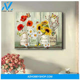 Zalooo Speak Kindly Butterfly Wall Art Canvas