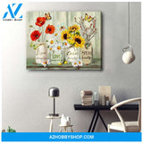 Zalooo Speak Kindly Butterfly Wall Art Canvas