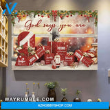 Special Christmas gifts - God says you are Jesus Landscape Canvas Prints, Wall Art