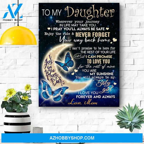 Special Gift For Daughter Canvas Print Wall Art - Matte Canvas