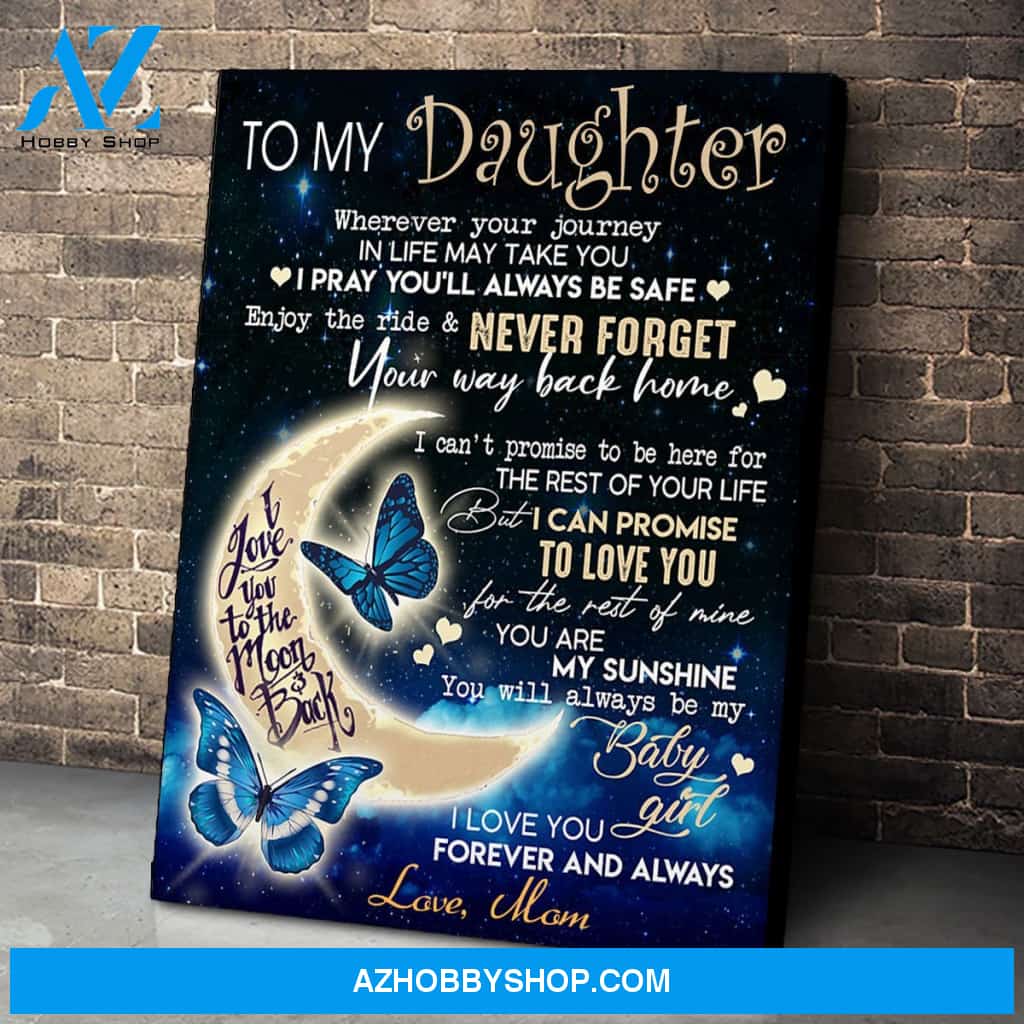 Special Gift For Daughter Canvas Print Wall Art - Matte Canvas