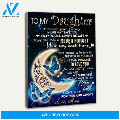 Special Gift For Daughter Canvas Print Wall Art - Matte Canvas