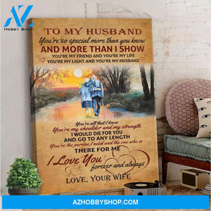 Special More Than You Know Canvas - Gift For Husband, Gift From Wife