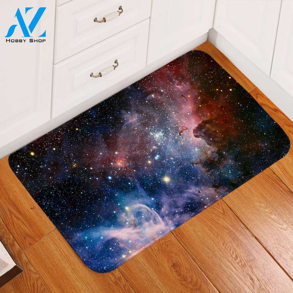 Spectacular Nebula Door Mat