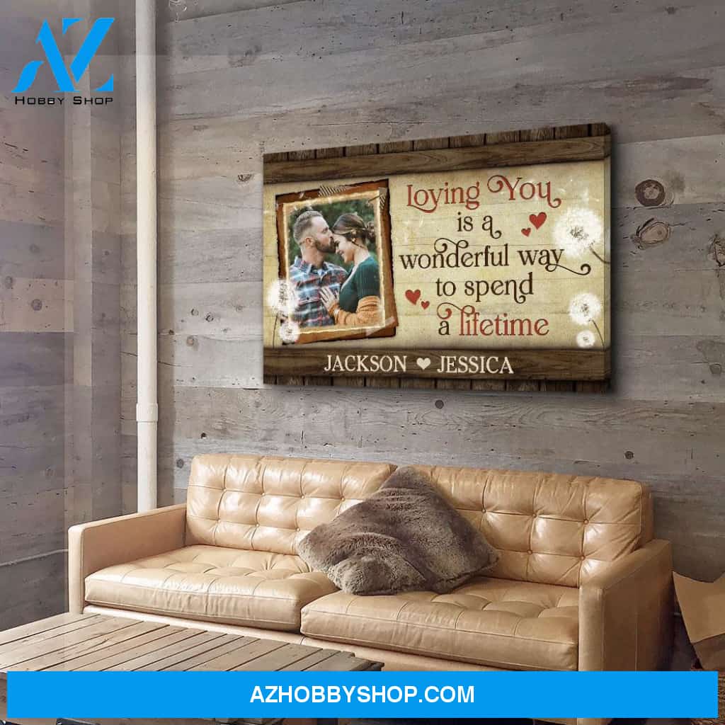 Spend A Lifetime - Personalized Custom Photo Canvas