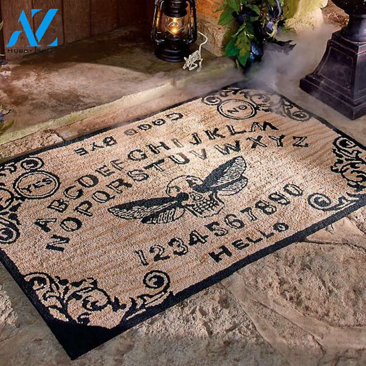 Spirit Board Hooked Skull Ouija Board Doormat | Welcome Mat | House Warming Gift