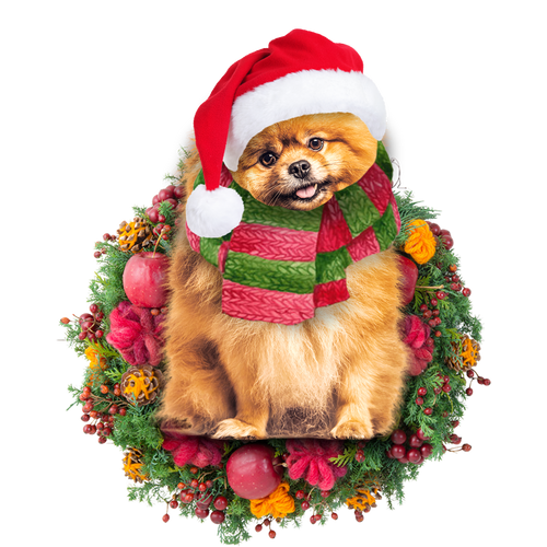 Godmerch- Ornament- Splitz Christmas Ornament, Happy Christmas Ornament, Car Ornament