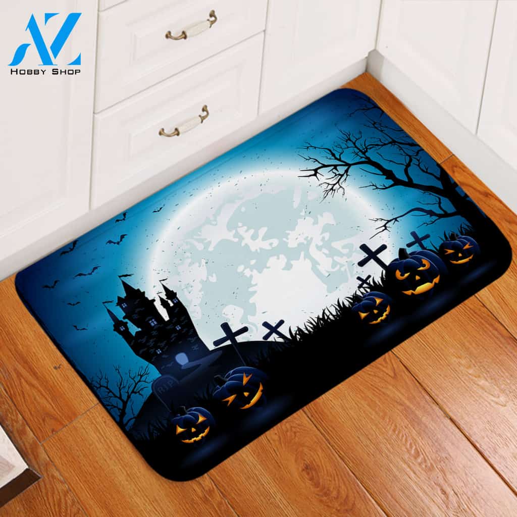Spooky Halloween Castle GWDD14291 Door Mat