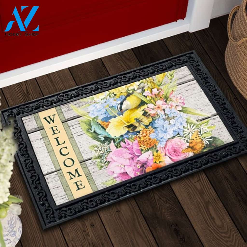 Spring Bouquet Doormat - 18" x 30"