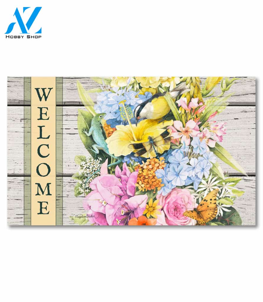 Spring Bouquet Doormat - 18" x 30"