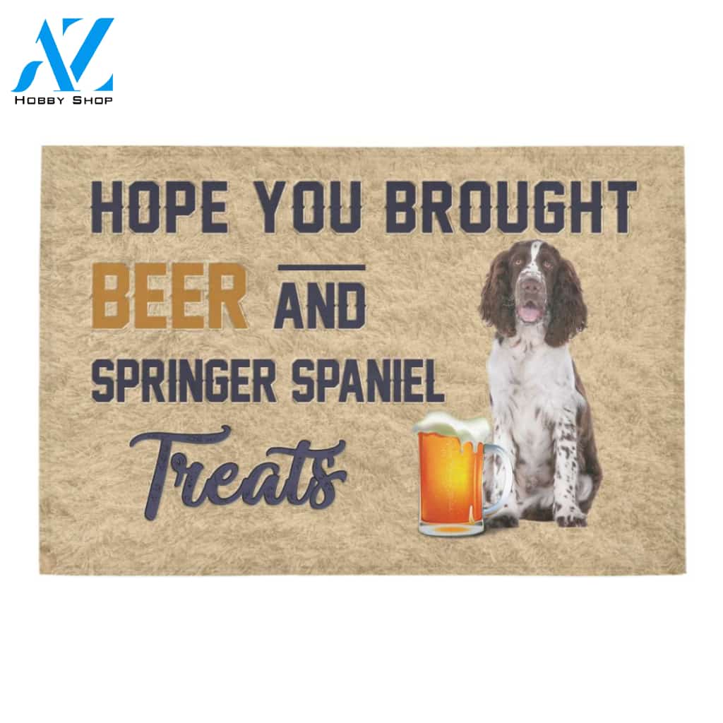 Springer Spaniel Beer Doormat