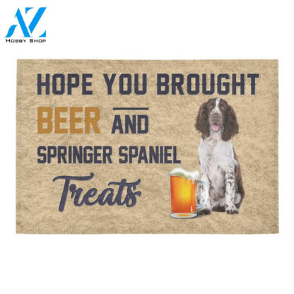 Springer Spaniel Beer Doormat