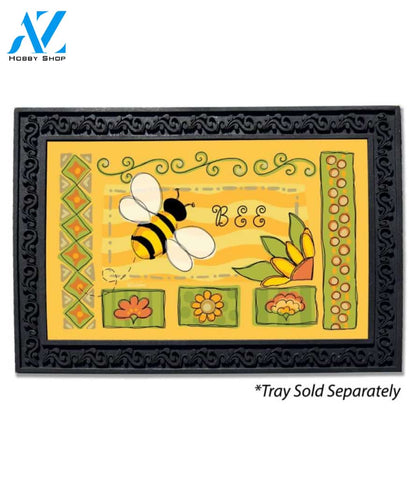 Springtime Bee Doormat - 18" x 30"