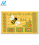 Springtime Bee Doormat - 18" x 30"