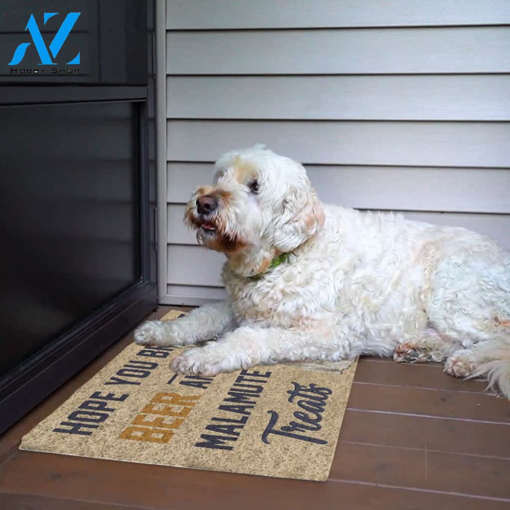 ST bernard Beer Doormat