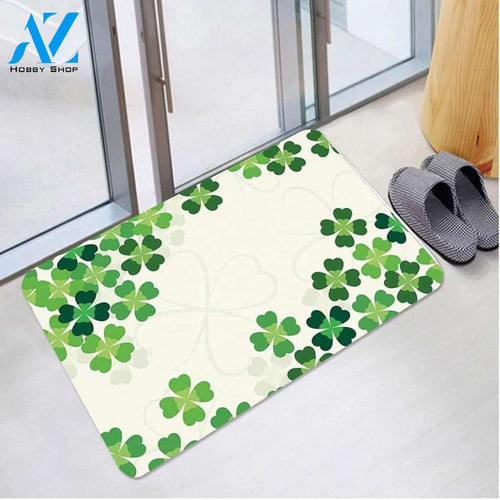 St. Patrick's Day Easy Clean Welcome DoorMat | Felt And Rubber | DO1670