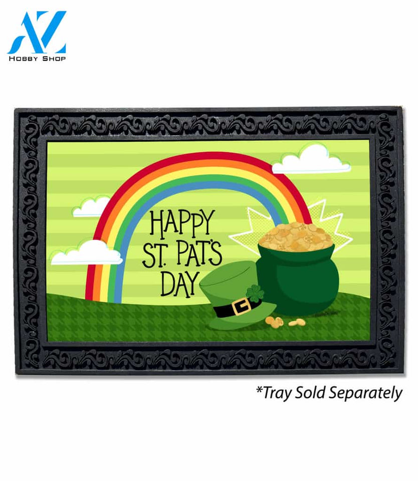 St. Pat's Pot of Gold Doormat - 18" x 30"