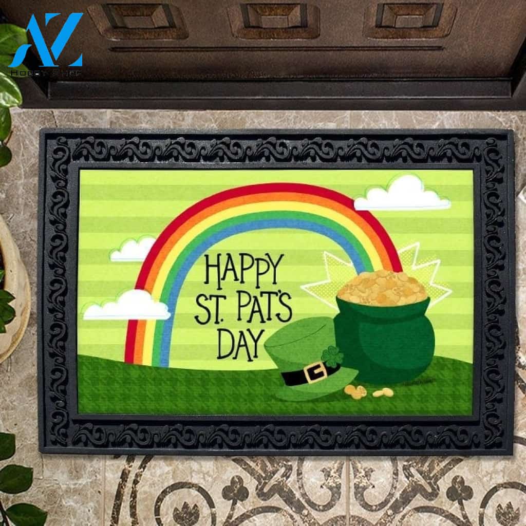 St. Pat's Pot of Gold Doormat - 18